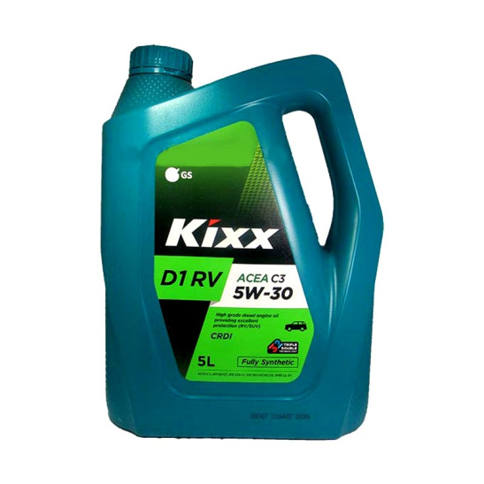 Масло моторное KIXX D1 RV C3 SAE 5W30, 5 л, API SN, синтетическое, (двиг. дизельный)