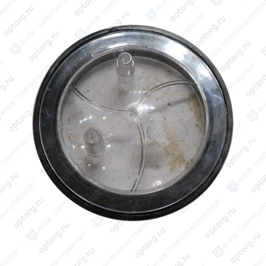 ДПР 38.000 Крышка ведра (из поликарбоната, с прокладкой ДПР 37.002, для ведра доильного нержавеющего) АО "ЧВМЗ"