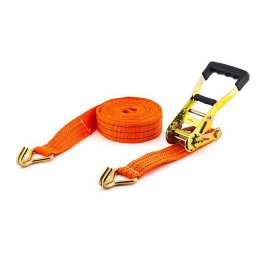 Стяжка с трещоткой (50 мм., 10 м., 2.5/5 тн.) ремень крепления груза с храповым механизмом ("TOP AUTO" С.Петербург) РК45010