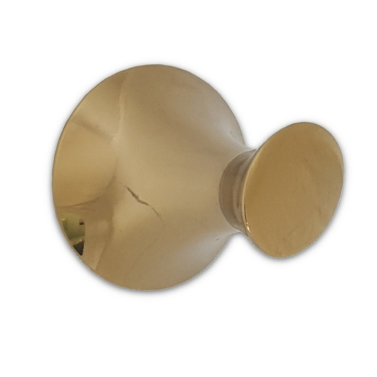 97114 КРЮЧОК одинарный "GFmark" под светлое золото Китай