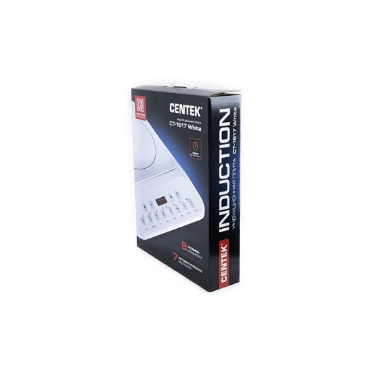 Плита индукционная 1-конфорочная CENTEK CT-1517, 2000 Вт, белая