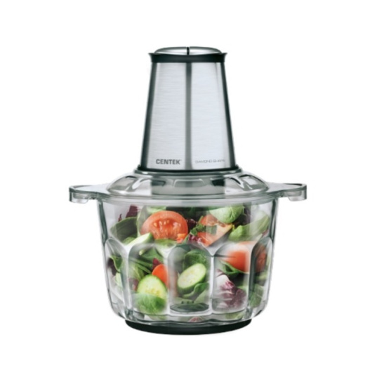 Измельчитель (чоппер) электрический Centek CT-1395 сталь 600 Вт, чаша 2000 мл
