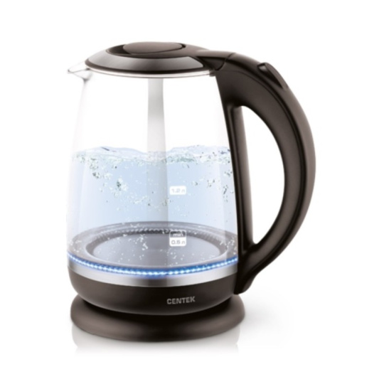 Электрочайник CENTEK CT- 0015 Sevilla, 2200 Вт, 2,0 л, прозрачный