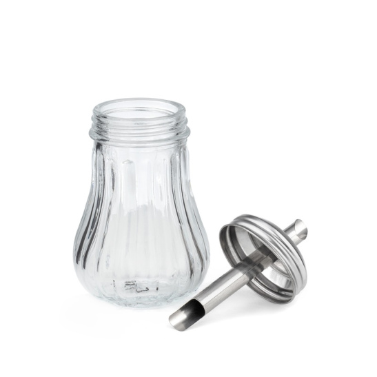 Сахарница 250 мл LARA LR08-30 с дозатором, стекло  