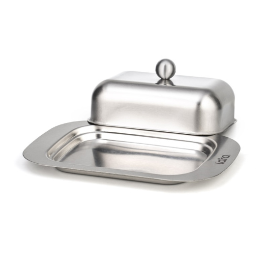 Масленка LARA LR00-38 нерж сталь, матовая полировка