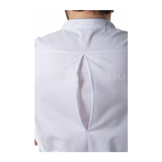 Поварская куртка мужская "Неаполь" р.44-46(88-92) рост 5/6(182-188) цв.белый