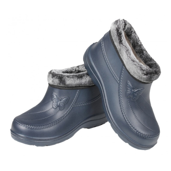 Боты утепленные женские ЭВА "Step" р.41 иск.мех, цв.темно-синий