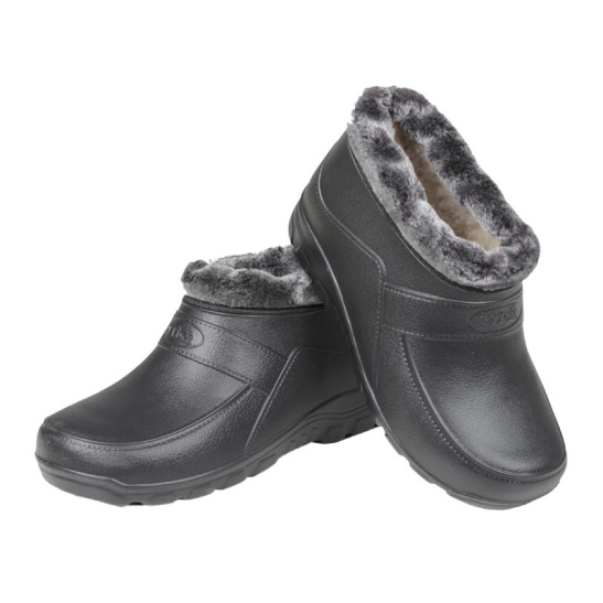 Боты утепленные мужские ЭВА "Step" р.41 иск.мех, цв.черный