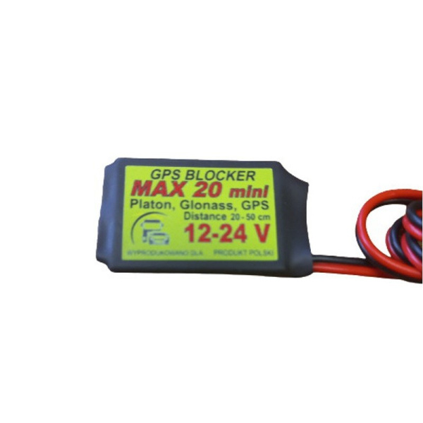 * GPS/Глонасс блокиратор автомобильный (12/24В) "MAX 20 mini" ("антитрекер") сигнала спутникового