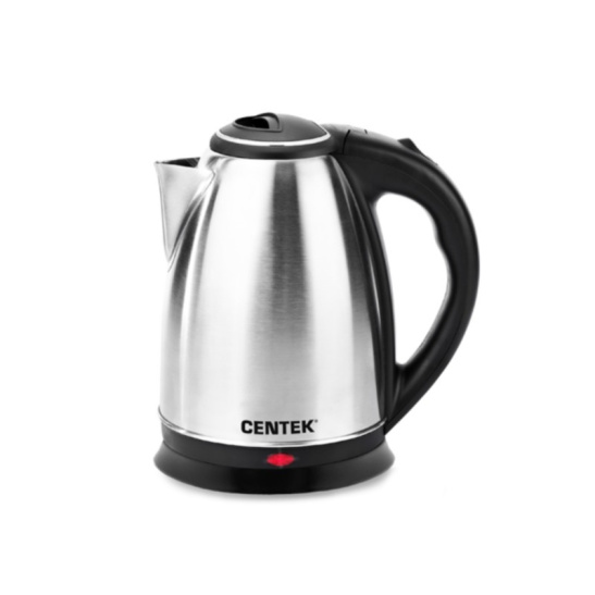 Электрочайник CENTEK CT- 0035, 2000 Вт, 1,5 л, металлик серый