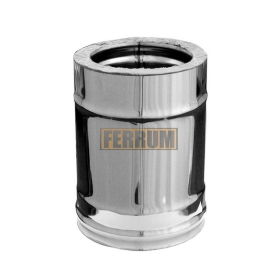 Сэндвич Ferrum, 0,25 м, Ø115x200 мм, AISI 430/0,5 мм