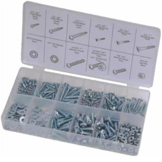 Набор метрических гаек и болтов 347 предметов Сервис Ключ 73347