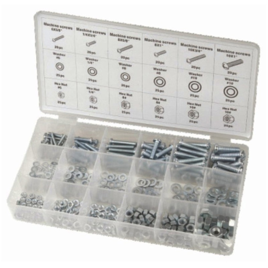 Набор машинных гаек и болтов 420 предметов Сервис Ключ 73420