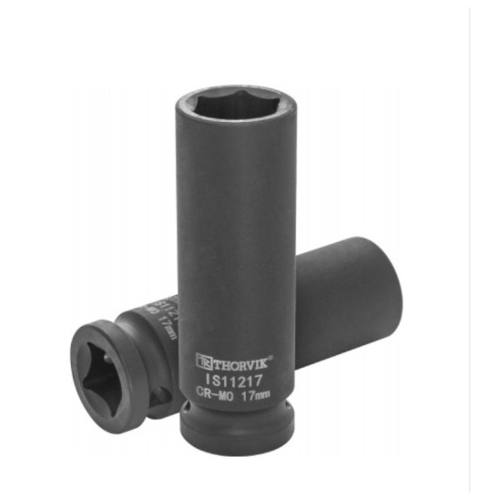 Головка торцевая ударная глубокая 17 мм 1/2" Thorvik/Торвик  IS11217