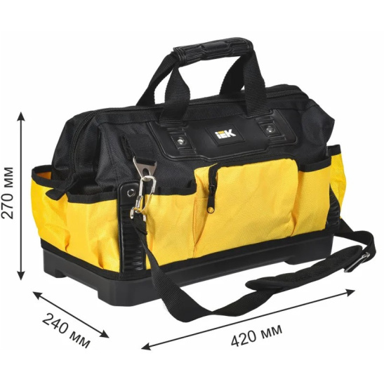 ARMA2L 5 Сумка монтажника с пластиковым дном BG-02 IEK (A2L5-BG12-02-K02)