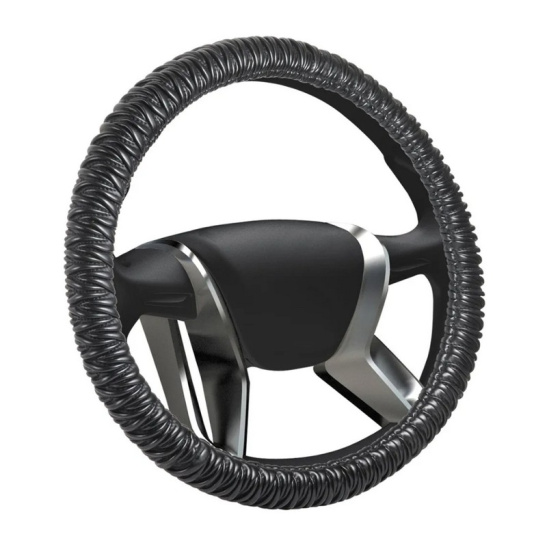 ОПЛЕТКА НА РУЛЬ ВАЗ-2108 SENATOR CAROLINA /М/38см/ЧЕРНЫЙ/