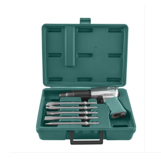 Набор молоток пневматический 2100 уд/мин., патрон H10, с насадками, 8 предметов JAH-6833HK, JONNESWAY