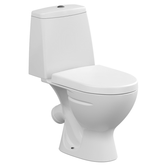 Унитаз-компакт Cersanit STAR 031 косой выпуск, двухрежимная арматура, нижний  подвод, сиденье с микролифтом