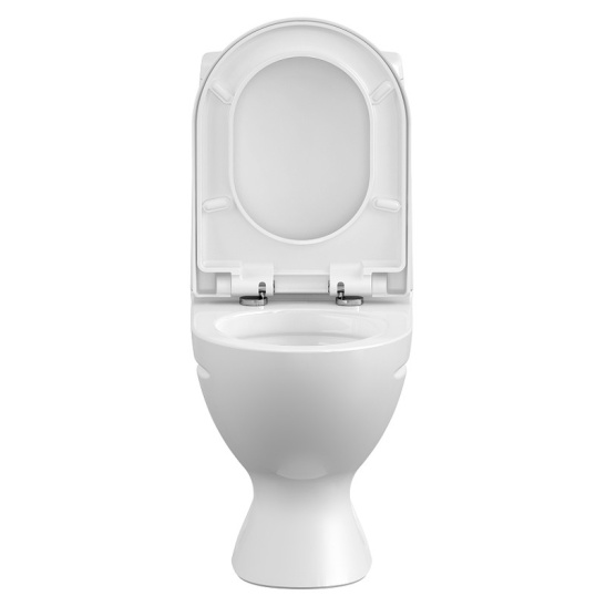 Унитаз-компакт Cersanit STAR 031 косой выпуск, двухрежимная арматура, нижний  подвод, сиденье с микролифтом