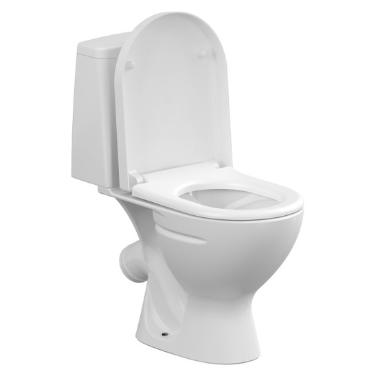 Унитаз-компакт Cersanit STAR 031 косой выпуск, двухрежимная арматура, нижний  подвод, сиденье с микролифтом