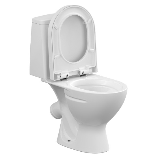 Унитаз-компакт Cersanit STAR 031 косой выпуск, двухрежимная арматура, нижний  подвод, сиденье с микролифтом