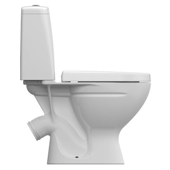 Унитаз-компакт Cersanit STAR 031 косой выпуск, двухрежимная арматура, нижний  подвод, сиденье с микролифтом