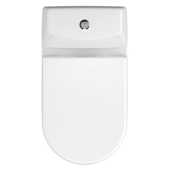 Унитаз-компакт Cersanit STAR 031 косой выпуск, двухрежимная арматура, нижний  подвод, сиденье с микролифтом