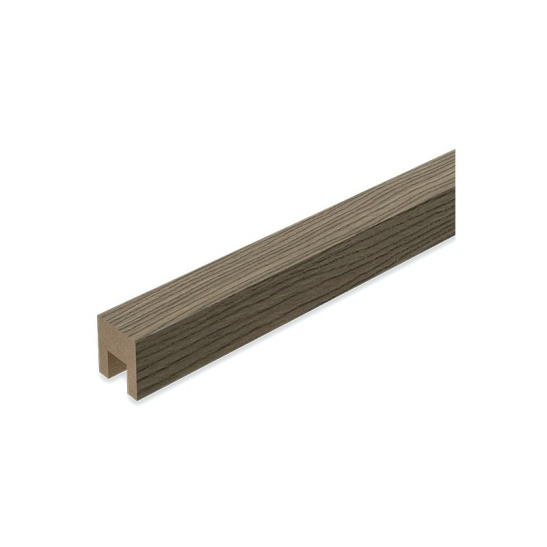 Декоративная рейка МДФ PW 4040 Дуб тангент  натуральный 40*40*2800 PLASTWOOD