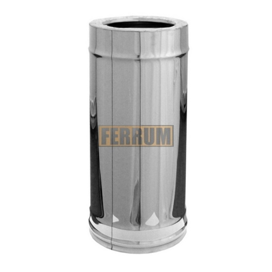 Сэндвич Ferrum, 0,25 м, Ø110x200 мм, AISI 430/0,5 мм