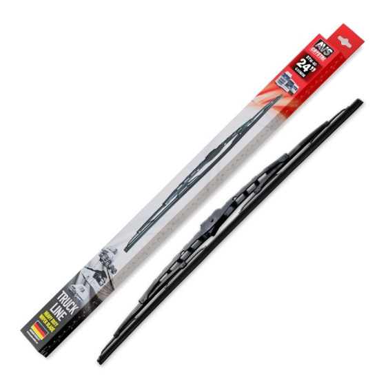 Щетка (600 мм) стеклоочистителя КАРКАСНАЯ всесезонная ("BTW-60") (крючок, винт) ("AVS "Truck Line") для грузового и коммерческого транспорта, автобусов (A78156S)