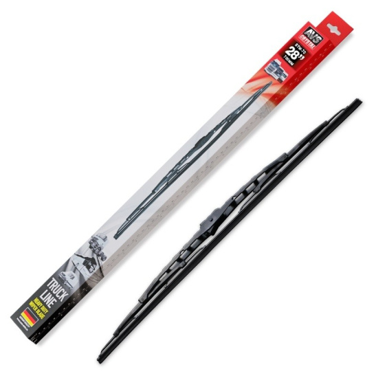 Щетка (700 мм) стеклоочистителя КАРКАСНАЯ всесезонная ("BTW-70") (крючок, винт) ("AVS "Truck Line") ПАЗ, для грузового и коммерческого транспорта, автобусов (A78158S)