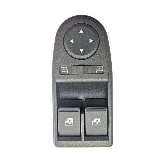 61.3769-10 (8450100633) БЛОК УПРАВЛЕНИЯ СТЕКЛОПОДЪЕМНИКАМИ ВАЗ-21214 URBAN, ВАЗ-2190, 2191, 2192, 2194 ГРАНТА FL (2-х клавишн., с управлением зеркалами, после 2018 года выпуска ) 