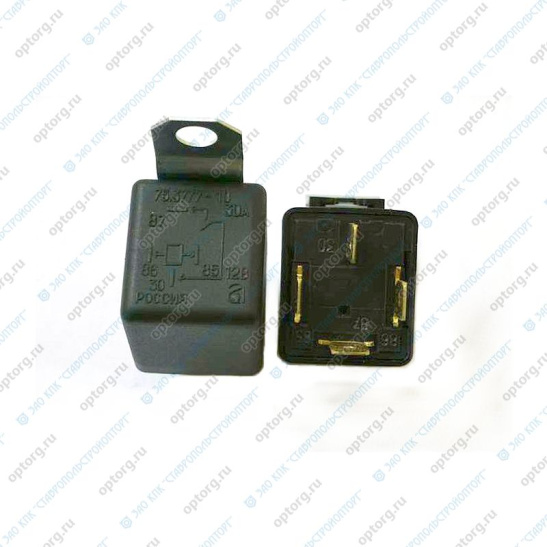 75.3777-10 (752.3777-10) РЕЛЕ 4-х конт.12 В. с кронштейном (взамен 90.3747-10)