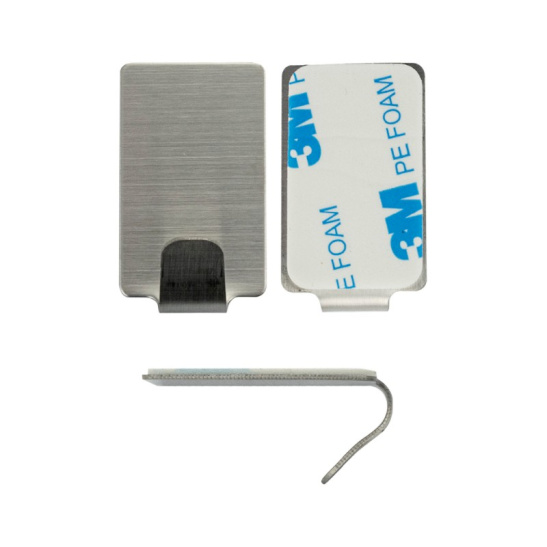 Крючок одинарный из нержавеющей стали, без сверления, 546, BRIMIX, Санакс