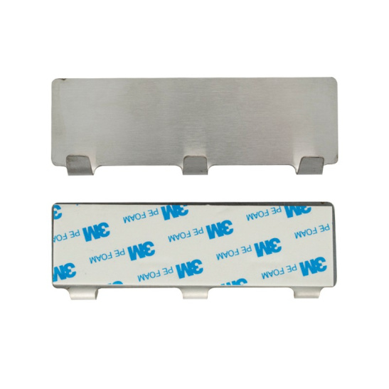 Крючок тройной из нержавеющей стали, без сверления, 547, BRIMIX, Санакс