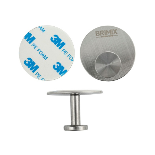 Крючок одинарный из нержавеющей стали, без сверления, 548, BRIMIX, Санакс