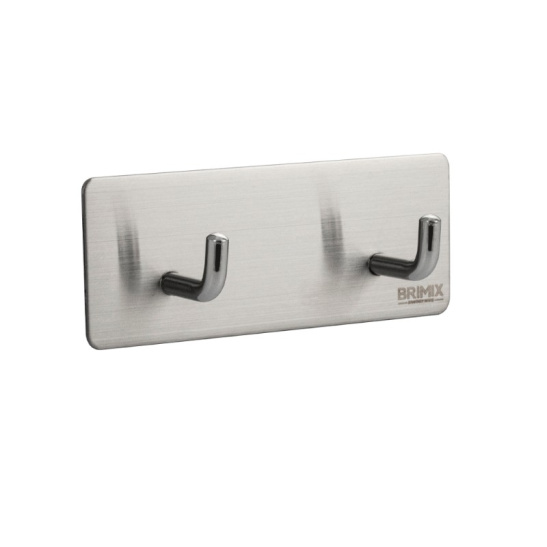 Крючок двойной из нержавеющей стали, без сверления, 538, BRIMIX, Санакс