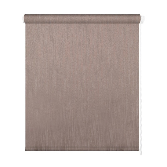 Штора рулонная Сидней (трюфель) с мини ролетой, 61,5x175 см