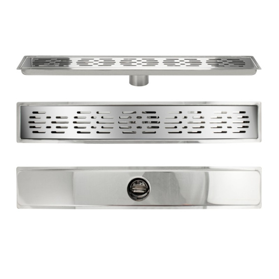 04443 ТРАП нерж.сталь, 600х100 мм, линейный, вертикальный, САНАКС