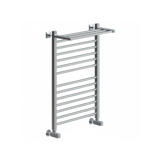 Полотенцесушитель водяной NIKA "ЛМ 3 люкс" с полкой 500/800 мм