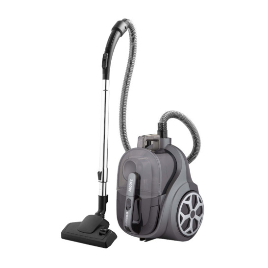 Пылесос Kraft Technology TCH-KVC2306 2300/400 Вт, 2,5 л, низкий уровень шума, HEPA, дл шнура 5 м, серый (пр-во Турция)