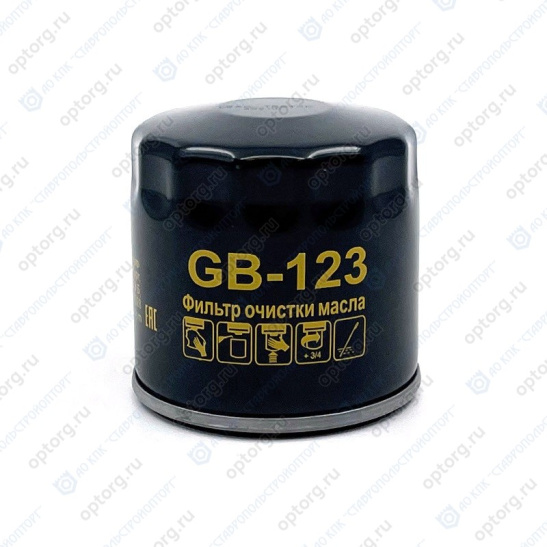 Фильтр очистки масла (GB-123) ("BIG FILTER") (ан. MAHLE OC 977/1) SKODA, VOLKSWAGEN, JETTA, LI AUTO