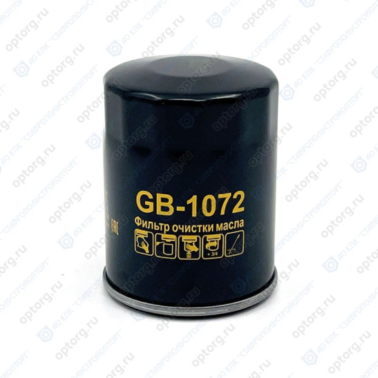 Фильтр очистки масла (GB-1072) ("BIG FILTER") МОСКВИЧ, EVOLUTE, GAC, HAVAL, HYUNDAI, JAC, MAZDA, MITSUBISHI, SUBARU (OEM 1017100EG01, SMD360935) (ан. MANN W 610/6)