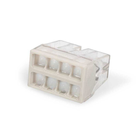 Клемма СМК 2273-248 (87651) строительно-монтажная 8-проводная с пастой КВТ 