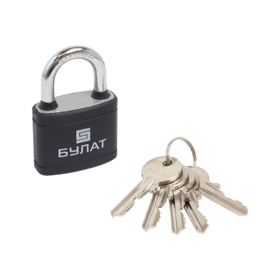 Замок навесной ВС 364 ПЛ, 40x34x6,3 мм, Булат
