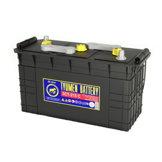 Аккумулятор 3СТ-215С сух.рос.пол. (Тюменский АЗ)