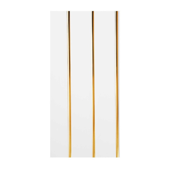 Панель ПВХ потолочная 3000x240x8 мм, 3-х секционная, золото, СамПласт