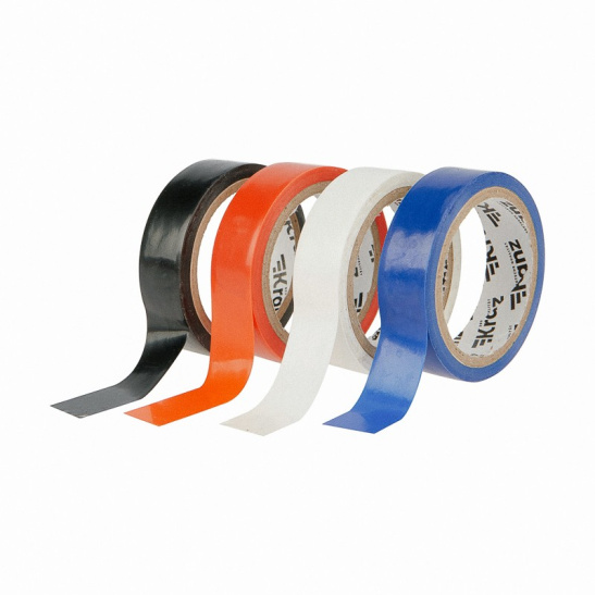 Набор изолент ПВХ KRANZ 0,13мм х 15мм х 5м 4 цвета (KR-09-2011)
