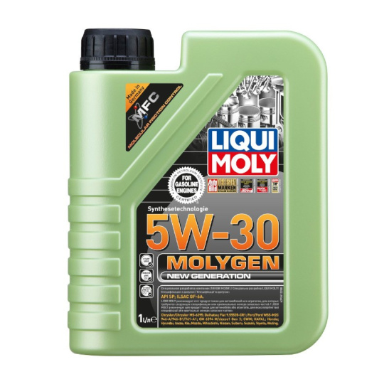 Масло моторное LIQUI MOLY  Molygen New Generation (9041/9047) SAE 5W30, 1 л, API SP, синтетическое, (двиг. бензиновый)