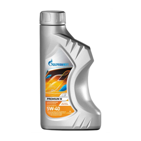 Масло моторное Gazpromneft Premium N (А3/В4) SAE 5W40, 1 л, API SN/CF, синтетическое